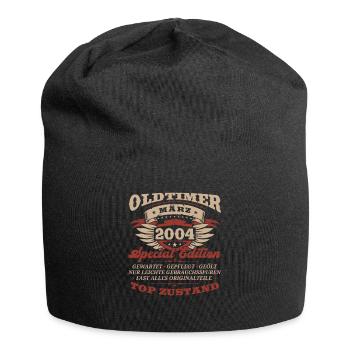20. Geburtstag Oldtimer März Jahrgang 2004 - Jersey-Beanie - Schwarz - Vorne