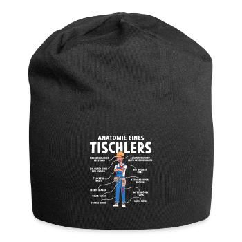 Anatomy of a carpenter - Jersey Beanie - black - Front