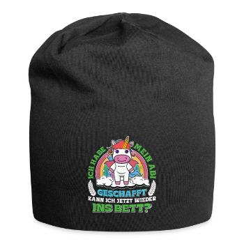 Abiturient Habe Mein Abi Geschafft Abschluss - Jersey-Beanie - Schwarz - Vorne