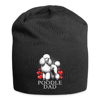 Papa caniche - Bonnet en jersey - noir - Devant