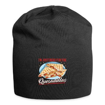 Quesadilla Mexican Quesadillas Gift - Jersey Beanie - black - Front
