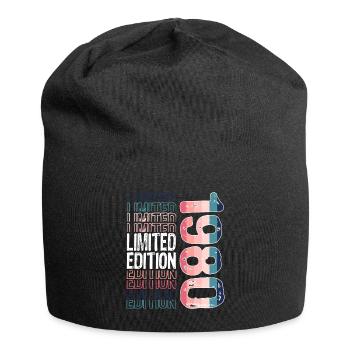 Edition limitée depuis 1980 Anniversaire Millésime 1980 - Bonnet en jersey - noir - Devant