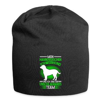 Le Sweathound hanovrien est imbattable - Bonnet en jersey - noir - Devant