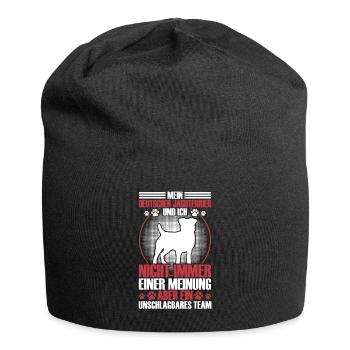 Le Hunting Terrier est un Terrier de chasse allemand imbattable - Bonnet en jersey - noir - Devant
