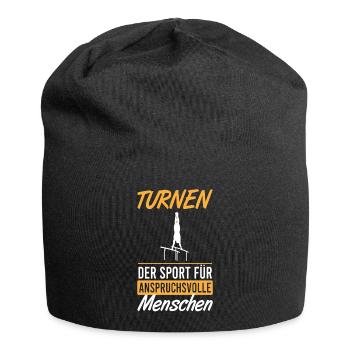 L’élégance sophistiquée de la gymnastique - Bonnet en jersey - noir - Devant