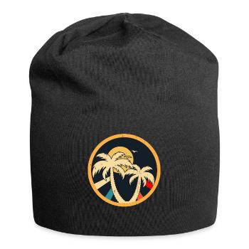 Palm trees - Jersey Beanie - black - Front