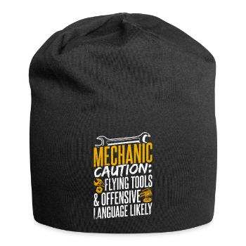 Mécanicien Attention Outils volants Tuner de voiture - Bonnet en jersey - noir - Devant