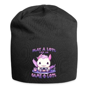 Axolotl T mignon pour les joueurs | Kawaii Stuff - Bonnet en jersey - noir - Devant