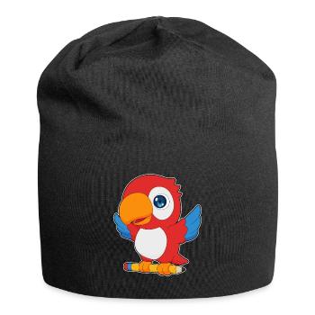 Parrot Pupil Pencil School - Jersey Beanie - black - Front