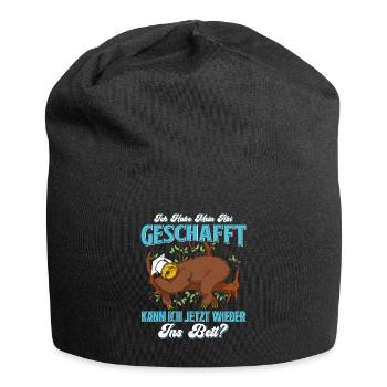 Abiturient Habe Mein Abi Geschafft Abschluss - Jersey-Beanie - Schwarz - Vorne