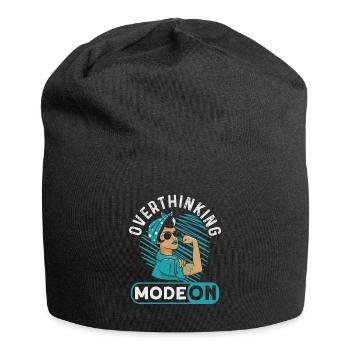 Teal Ribbon PTSD Stress Angststörung - Jersey-Beanie - Schwarz - Vorne