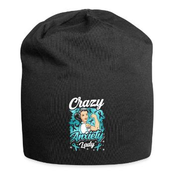 Sarcelle d’hiver SSPT Stress Trouble anxieux - Bonnet en jersey - noir - Devant