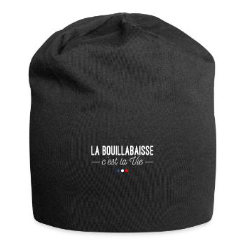 Bouillabaisse is Life! Provence Recipe - Jersey Beanie - black - Front