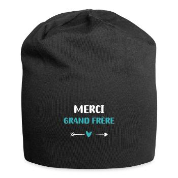 Thank you big brother heart - Jersey Beanie - black - Front