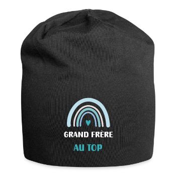 Big Brother at the Top Rainbow - Jersey Beanie - black - Front