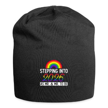 Gay Pride 2026 Mariage Mariage gay - Bonnet en jersey - noir - Devant