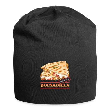 Quesadillas Tortilla Quesadilla Gift - Jersey Beanie - black - Front