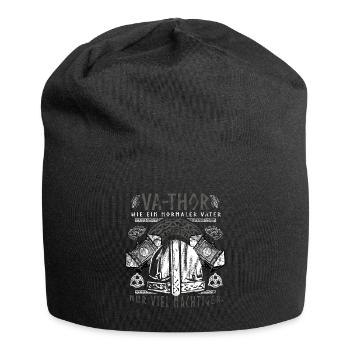 Vathor - Father's Day Father's Day Gift Viking - Jersey Beanie - black - Front