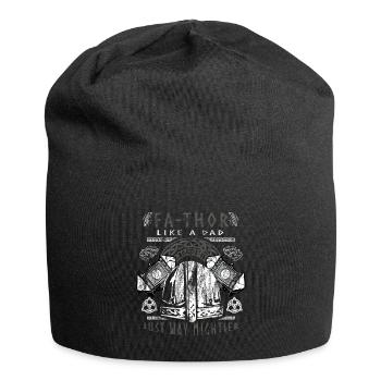 Vathor - Father's Day Father's Day Gift Viking - Jersey Beanie - black - Front