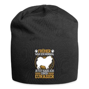 Spitz eurasier anciennement normal - Bonnet en jersey - noir - Devant
