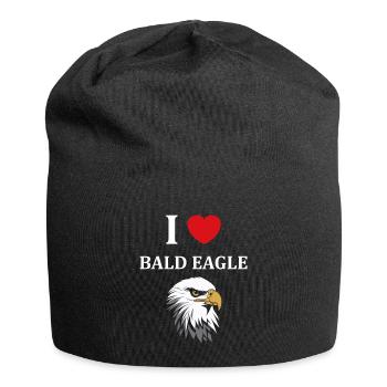 Citation humour Oiseau aigle - Bonnet en jersey - noir - Devant