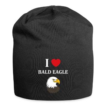 Citation humour Oiseau aigle - Bonnet en jersey - noir - Devant