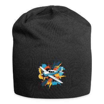 Model Airplane Pilot Airplane Airplane Hobby - Jersey Beanie - black - Front