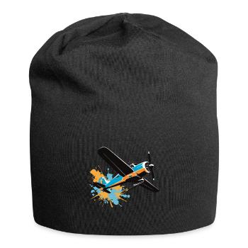 Model Airplane Pilot Airplane Hobby Design - Jersey Beanie - black - Front