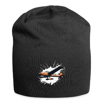 Model Airplane Pilot Airplane Hobby Airplane - Jersey Beanie - black - Front