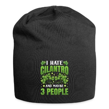 Coriander Day Coriander Hater Coriander - Jersey Beanie - black - Front