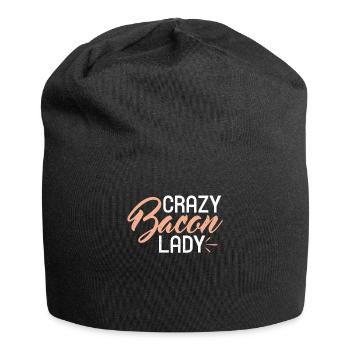 Funny Bacon Gifts - Jersey Beanie - black - Front