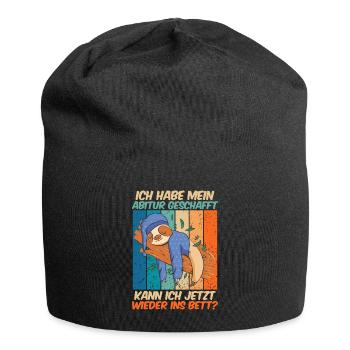 Abiturient Habe Mein Abitur Geschafft Lustiges - Jersey-Beanie - Schwarz - Vorne