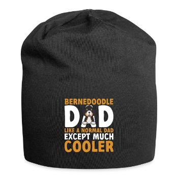 Bernedoodle Dog - Jersey Beanie - black - Front