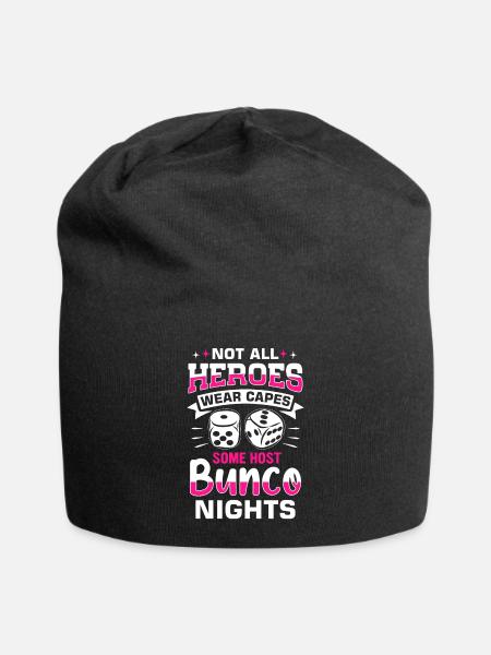 Bunco - Jersey-Beanie - Schwarz