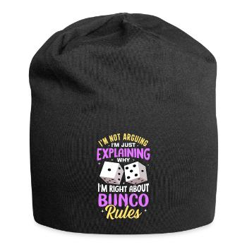 Bunco - Jersey Beanie - black - Front