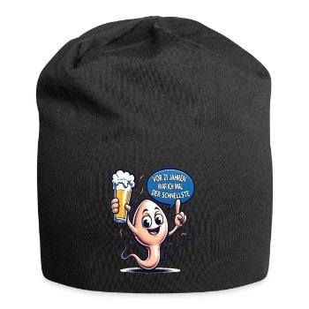 Il y a 21 ans, j’étais le plus rapide - Bonnet en jersey - noir - Devant
