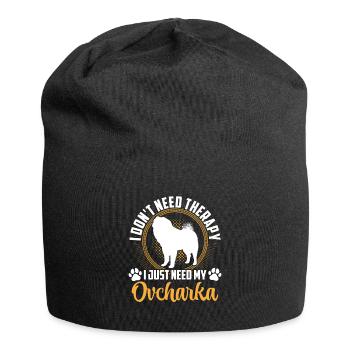 Ovcharka Only need Caucasian Ovcharka - Jersey Beanie - black - Front