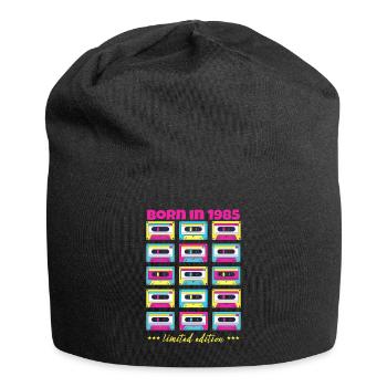 Le meilleur de 1985 classique cassette cadeau original - Bonnet en jersey - noir - Devant