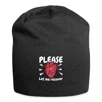 Please Let Me Recover Transplant Catheter Open - Jersey Beanie - black - Front