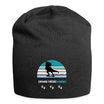 grand frère saurus grand frère Dinosaure T rex - Bonnet en jersey - noir - Devant
