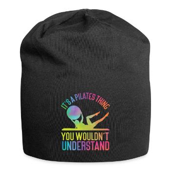 Pilates Instructor Teacher - Jersey-Beanie - Schwarz - Vorne