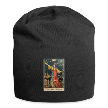 Tarot Card The Magician The Magician - Jersey Beanie - black - Front