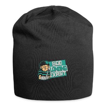 Bad Landing Expert Broken Finger Broken Bone Bone - Jersey Beanie - black - Front