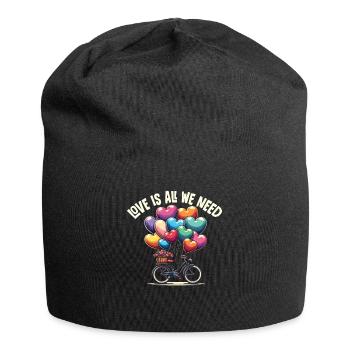 Songtexte Musikliebhaber Songwriter Musikfestival - Jersey-Beanie - Schwarz - Vorne