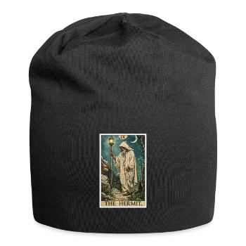 Carte de Tarot Carte de Tarot L’Ermite L’Ermite - Bonnet en jersey - noir - Devant