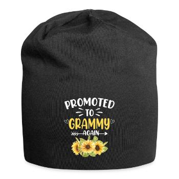 Promu Grammy Again Flower New Grammy - Bonnet en jersey - noir - Devant