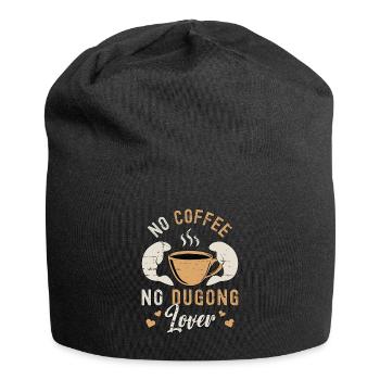 Amateur de dugong, pas de café, pas d’animaux marins, amateur de café - Bonnet en jersey - noir - Devant