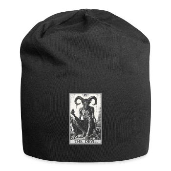 Tarot Cards Tarot Card The Devil The Devil - Jersey Beanie - black - Front
