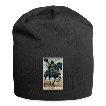 Cartes de tarot carte de tarot mort mort - Bonnet en jersey - noir - Devant