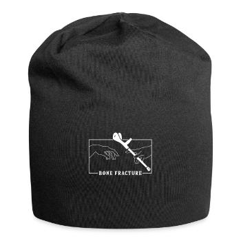 Michelangelo Creation of Adam Bone Fracture Bone - Jersey Beanie - black - Front